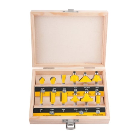 Jogo de Fresas para Madeira com 12 Peças e Maleta 5314120120 VONDER-439d21c5-911e-410c-9299-e703e77ade1c