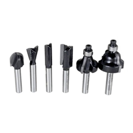 Jogo de Fresas para Tupia com Encaixe 6mm com 6 Peças 2607019464 BOSCH-665da69d-7e13-4ab7-a5e9-a43f84e11bde