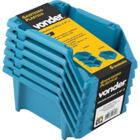 Jogo de Gaveteiros Plástico para Estante N3 com 6 Peças 6139006011 VONDER