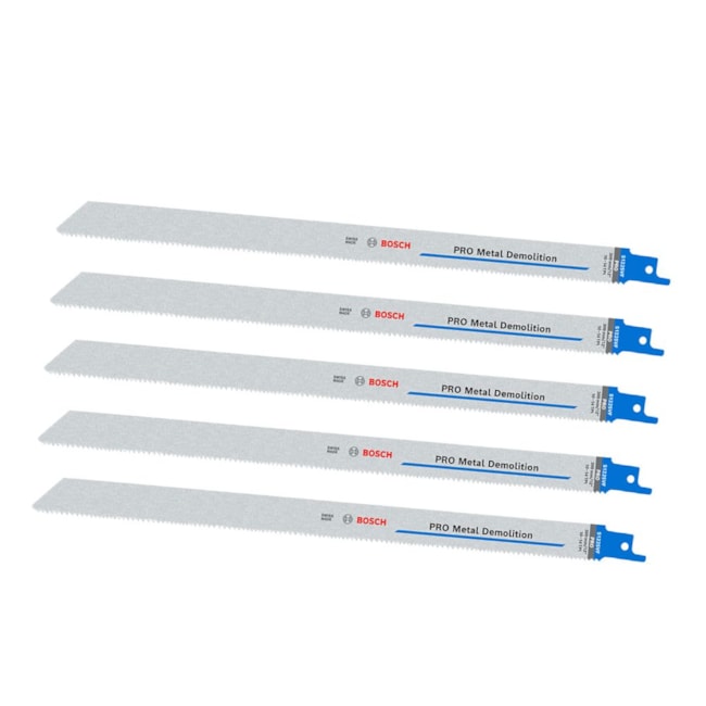 Jogo de Lâminas de Serra Sabre PRO Metal Demolition S1225VF com 5 Peças 2608657409 BOSCH-adade2ba-2242-4889-9900-25574cd434be