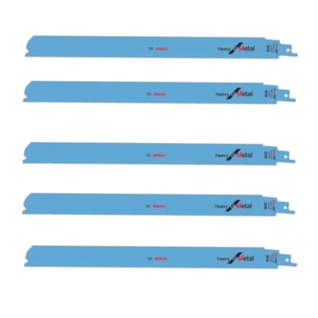 Jogo de Lâminas de Serra Sabre PRO Metal Demolition S1225VF com 5 Peças 2608657409 BOSCH