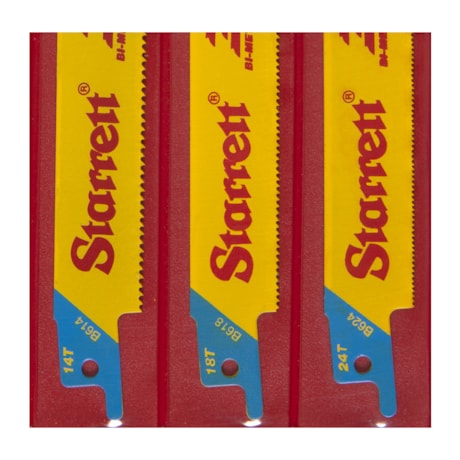 Jogo de Lâminas Serra Sabre Bimetal 5 Peças SB6-A STARRETT-667b12bf-2ed6-44f9-afd5-8ae7e133f11e