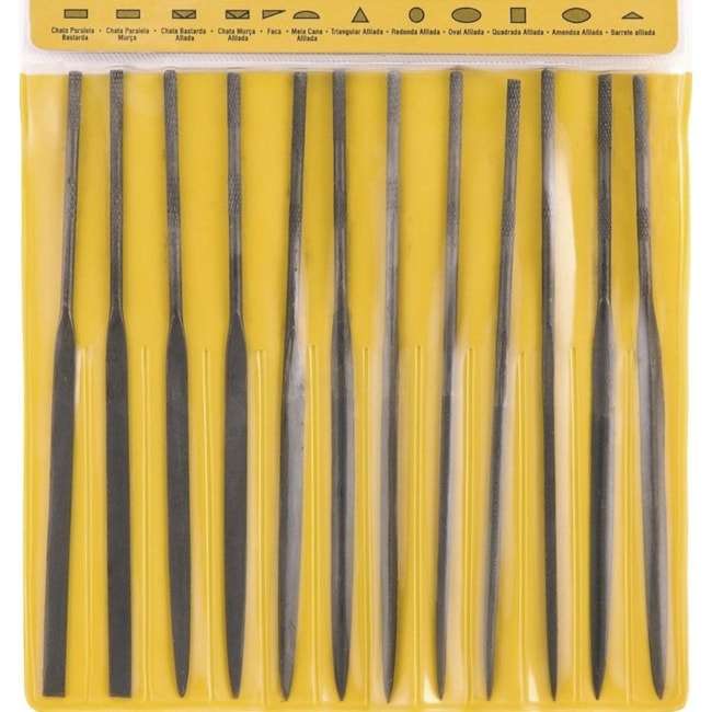 Jogo de Lima Agulha Bastarda 12pçs 160mm AB-502 INFERPA-3ab701ca-6dea-49d8-8aaf-ba93b3abef6a