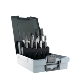 Jogo de Lima Rotativa Quebra Cavaco com 10 Peças KIT10LMROT HT