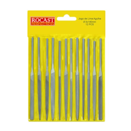 Jogo de Limas Agulha 140mm sem Cabo de 12 Peças ROCAST-fe5b7fd5-348f-4f20-b2ee-f4be0a682547
