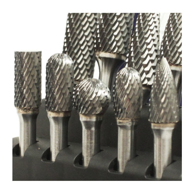 Jogo de Limas Rotativas 10 Peças LRN NORTON-01522837-9108-4cb1-b087-e0a95ad95754