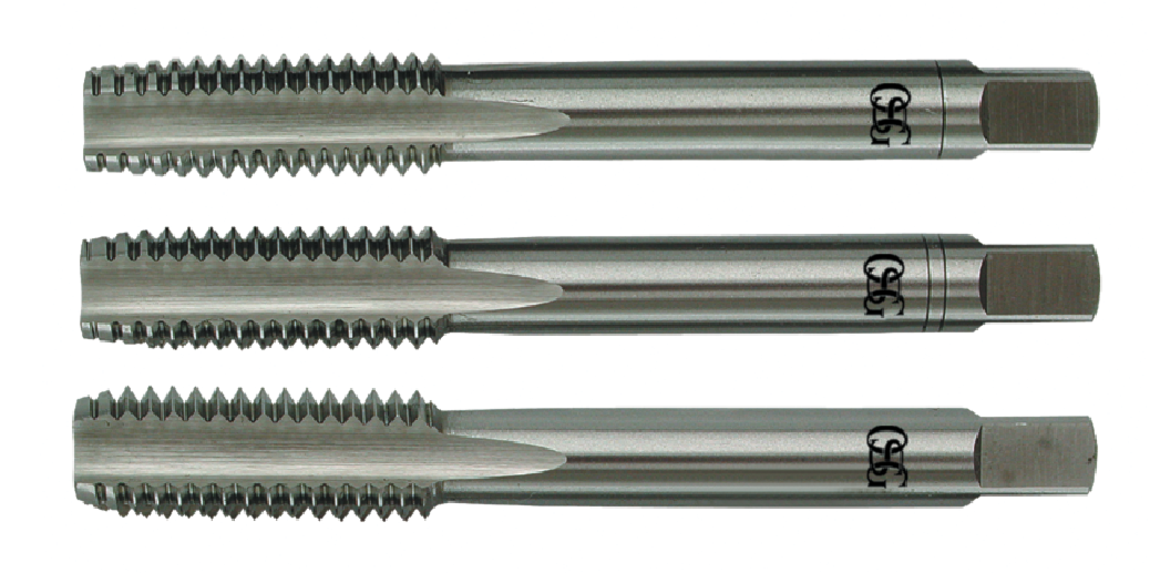 Jogo de Macho Manual HSS-E M4x0,70mm Din 13 Oxidado 3pçs 104 OSG