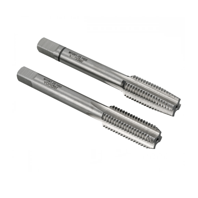 Jogo de Macho Manual HSS M10x1.25 Din 352 2 Peças 5370210125 VONDER-f506c9fb-6322-48b9-9875-3a3cad92da6c