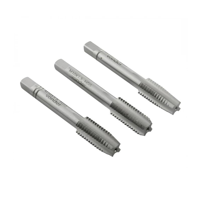 Jogo de Macho Manual HSS M10x1.50mm DIN 352 3 Peças 5363310000 VONDER-4cecd0e9-b13b-4ae0-ad23-c1ee9ec435a1