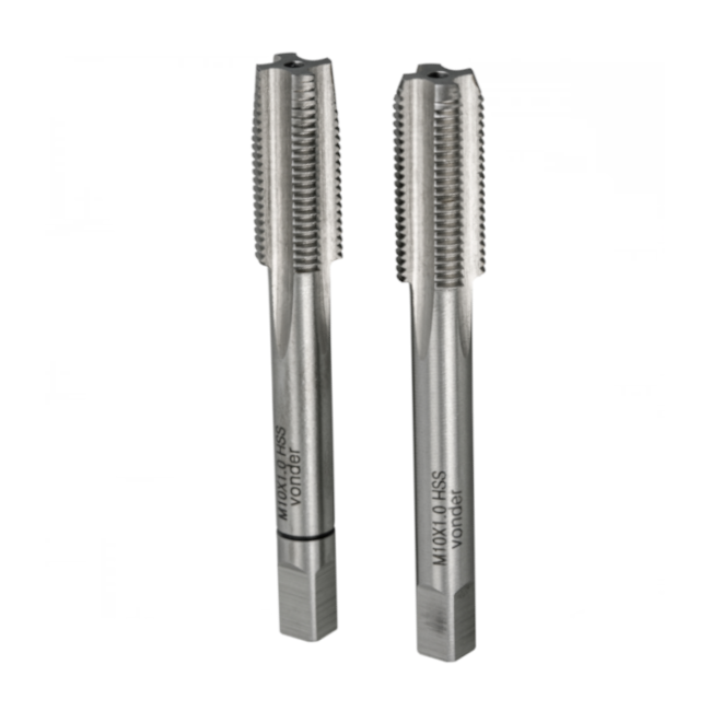 Jogo de Macho Manual HSS M10x1mm Din 352 2 Peças 5370210100 VONDER-9841d9a6-7d66-4363-9f58-ebb3d05a7797