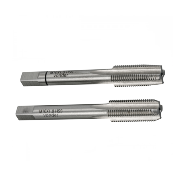Jogo de Macho Manual HSS M10x1mm Din 352 2 Peças 5370210100 VONDER-2af0a9e8-bec4-47e7-a3d3-4f2952b92ea8