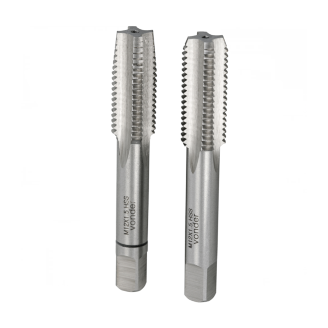 Jogo de Macho Manual HSS M12x1.50 Din 352 2 Peças 5370212150 VONDER-59fcdd2f-5681-4f70-9287-4508b8947a00