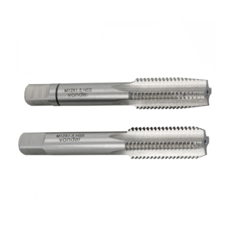 Jogo de Macho Manual HSS M12x1.50 Din 352 2 Peças 5370212150 VONDER-c1a34c38-7fd8-4a40-852b-2f4383e2ef5a