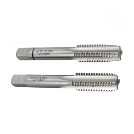 Jogo de Macho Manual HSS M12x1.75 Din 352 2 Peças 5363212000 VONDER-cb03fe9c-e918-4f41-bc7b-b43054a315f0