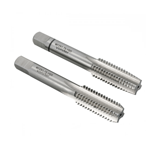 Jogo de Macho Manual HSS M12x1.75 Din 352 2 Peças 5363212000 VONDER-e6768008-be81-49c4-8c63-25fd2c9ebbe1
