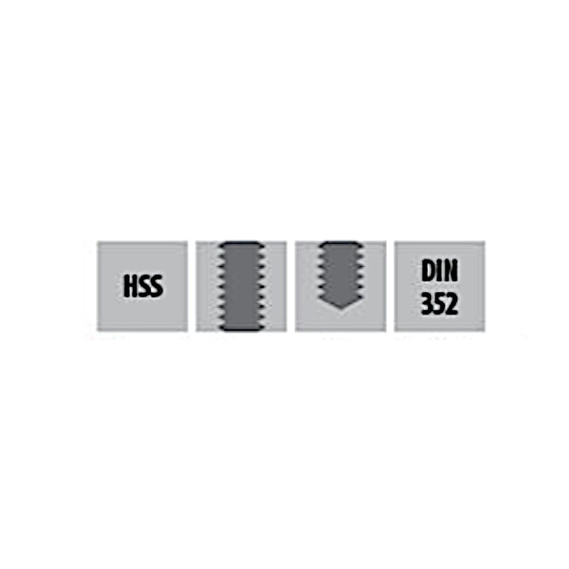 Jogo de Macho Manual HSS M30x3,50mm Din 352 3 Peças 101 OSG