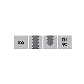 Jogo de Macho Manual HSS M30x3,50mm Din 352 3 Peças 101 OSG
