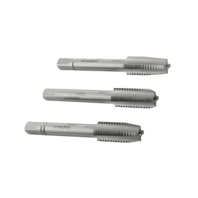 Jogo de Macho Manual HSS M6x1.00mm Din 352 3 Peças 5363306000 VONDER-1f5f23a1-a1de-46f9-96f3-63fb3c35be39