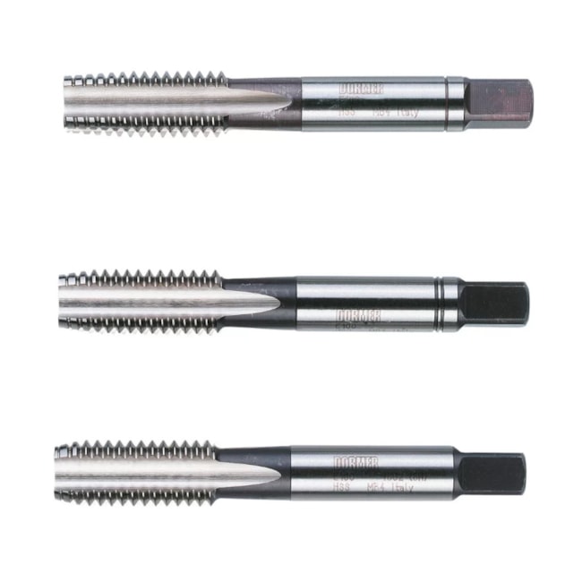 Jogo de Macho Manual HSS M6x1,00mm Din 352 3 Peças E100M6NO8 DORMER -e9b837eb-3ac4-4aee-badc-2633bf30c895