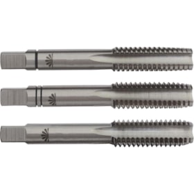 Jogo de Macho Manual HSS M6x1,00mm Din 352 3 Peças HTOM101 HTOM