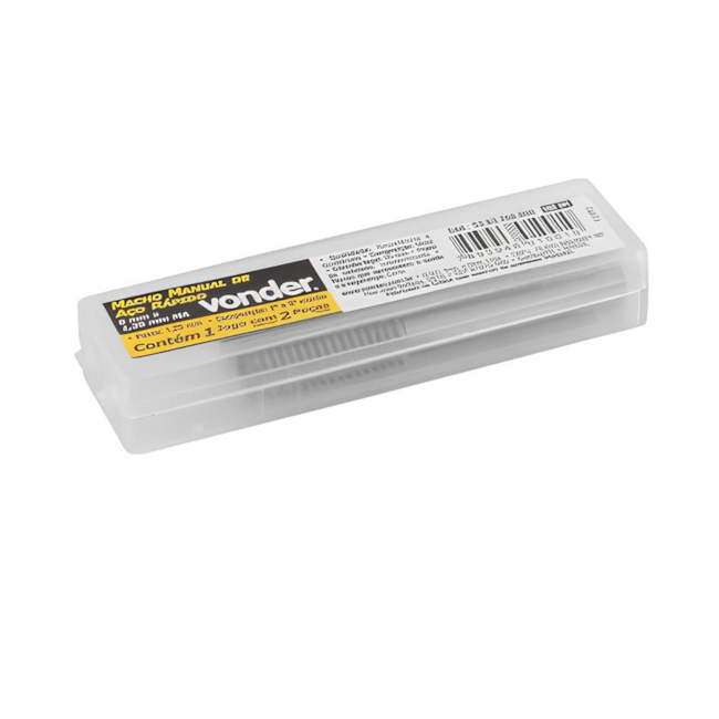 Jogo de Macho Manual HSS M8x1.25mm Din 352 2 Peças 5363208000 VONDER-280b7bcc-edbb-4248-8c25-e8c72ba9c8be