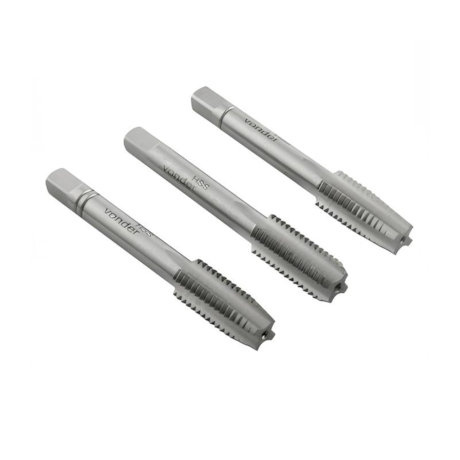 Jogo de Macho Manual HSS M8x1.25mm Din 352 3 Peças 5363308000 VONDER