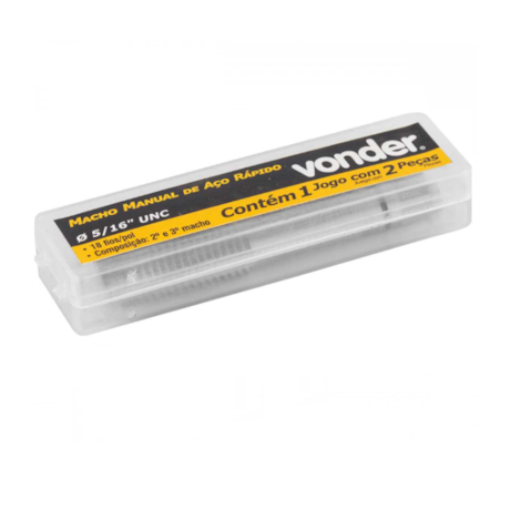 Jogo de Macho Manual HSS UNC 5/16