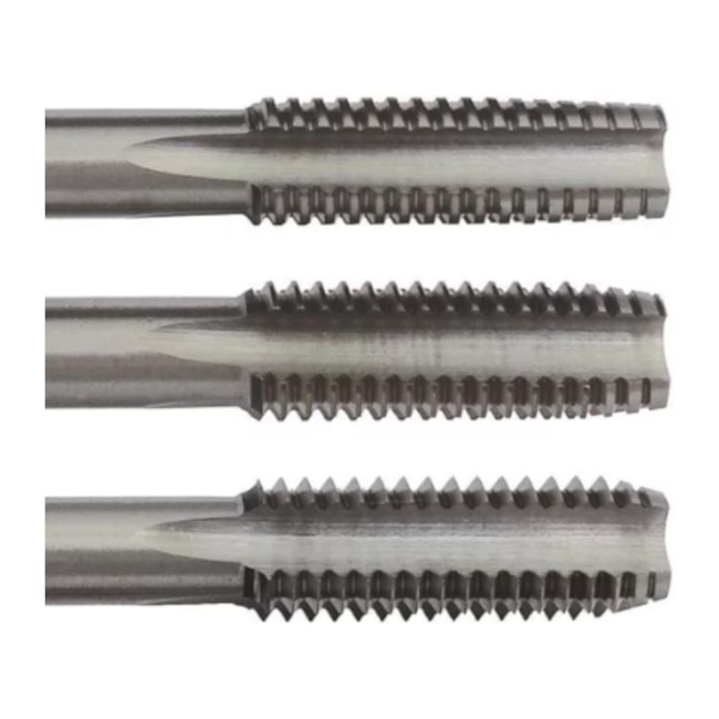 Jogo de Macho Manual HSS UNC NR 10x24FPP Din 351 3 Peças HTOM100A HTOM-f2a09920-3dc2-4626-b14e-0bc064d45029
