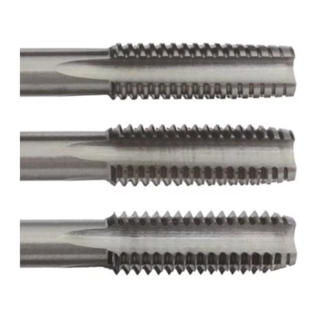 Jogo de Macho Manual HSS UNC NR 5x40FPP Din 351 3 Peças HTOM100A HTOM-ab07a67f-66d3-4968-b159-d5f86e0cdd72