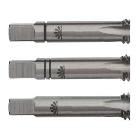 Jogo de Macho Manual HSS UNC NR 5x40FPP Din 351 3 Peças HTOM100A HTOM-8fc6ec5a-d8be-44cb-8a2e-6f04f00b0cff