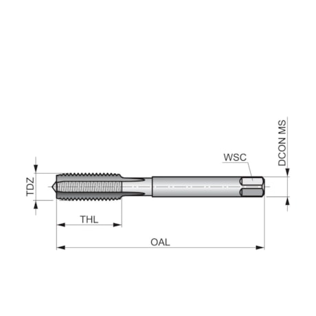 Jogo de Macho Manual M22 x 2.5 DIN352 com 3 Peças E100M22NO8 DORMER-9bbebf67-b595-4499-8bf8-f649dc77e7cf