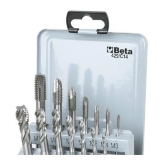 Jogo de Macho Máquina HSS-Co Ph/Ch M3 a M12 14 Peças 429/C14 BETA-f4a8dd02-3541-49d0-8371-1c79cdbf51bd