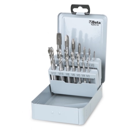 Jogo de Macho Máquina HSS-Co Ph/Ch M3 a M12 14 Peças 429/C14 BETA-d18312d5-1183-46b2-b848-92ea227d0929