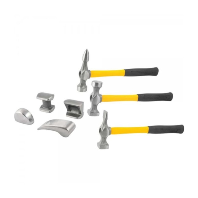 Jogo de Martelos e Tassos para Funilaria com 7 Peças 3589007000 VONDER-817c5442-bc1b-4c9a-9e42-f45cf49b51c6