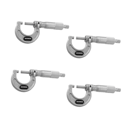 Jogo de Micrômetros Externo Arco em Ferro Fundido com 4 Peças de 0 a 100mm 110.113 DIGIMESS-19834a10-81d6-432a-91da-352c474e86e4