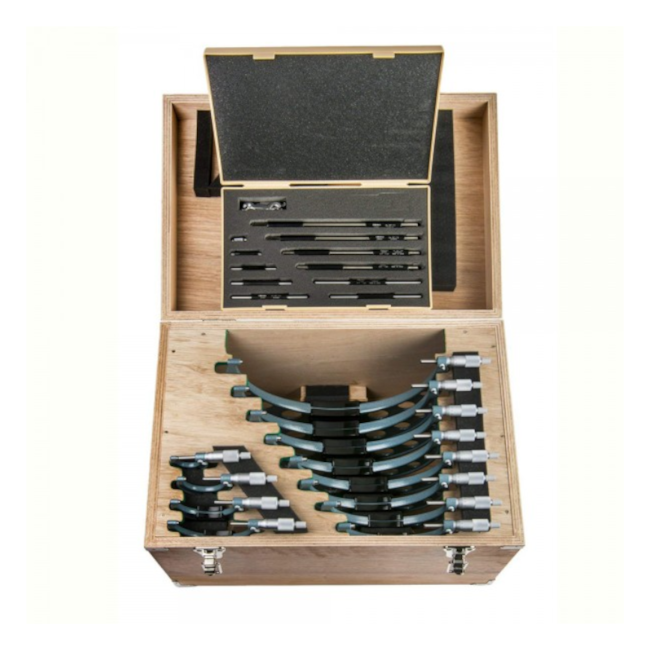 Jogo de Micrômetros Externo com 12 Peças de 0 a 300mm/0.01mm 103-914-50 MITUTOYO-03e32789-cc70-4ae2-a57d-5f27b1402a02