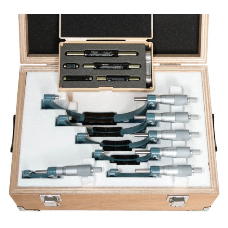 Jogo de Micrômetros Externos 0 a 150mm com Estojo 103-913-50