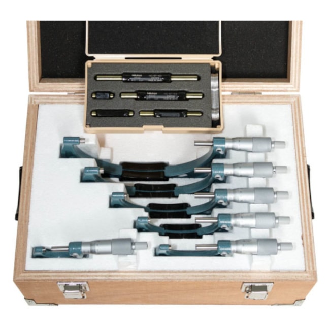 Jogo de Micrômetros Externos 0 a 150mm com Estojo 103-913-50 MITUTOYO-4ae8b2d8-d077-4f8d-9324-0548dc81721f