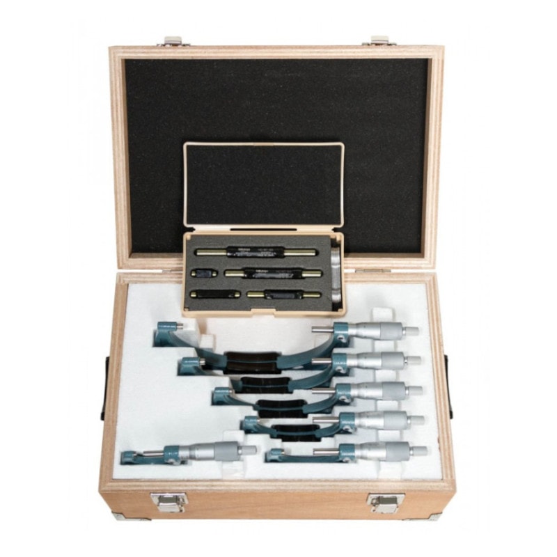 Jogo de Micrômetros Externos 0 a 150mm com Estojo 103-913-50