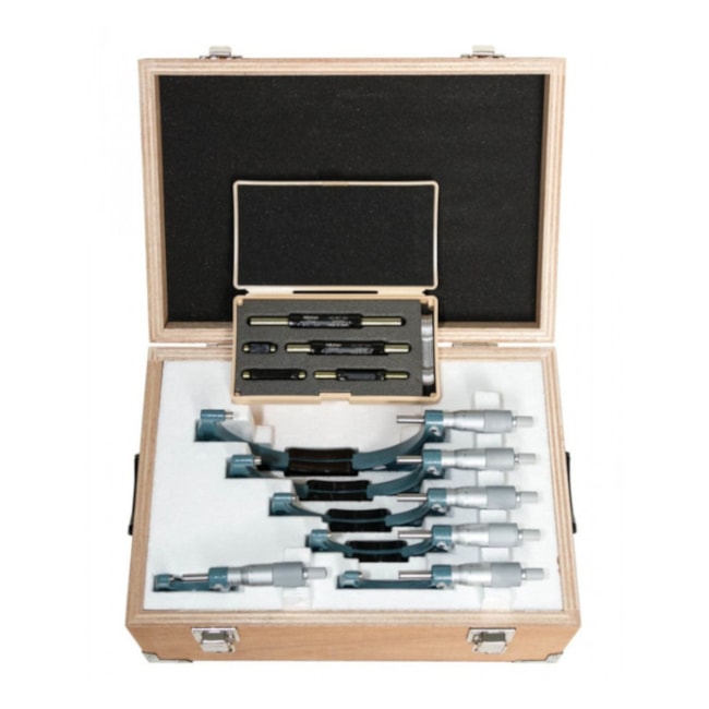 Jogo de Micrômetros Externos 0 a 150mm com Estojo 103-913-50 MITUTOYO-7b046573-cc09-4df4-9c65-d185a7d77d79