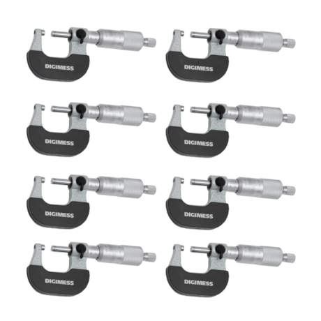 Jogo de Micrômetros Externos com Graduação Milesimal e 8 Peças de 0 a 200mm/0.001mm 110.214E DIGIMESS-210338c1-490e-483c-bc9d-f76cea6562dc