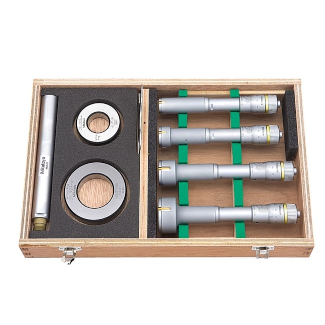 Jogo de Micrômetros Internos de Três Pontas 20 a 50mm 0,005mm 368-913 MITUTOYO-325dd224-d399-4f8d-aca8-6b4ae1c41667