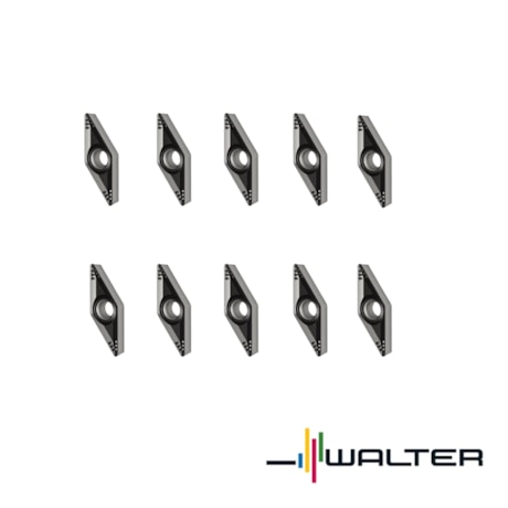 Jogo de Pastilhas de Torneamento Inox e Desbaste Médio com 10 peças VCMT160408-RM4 WSM20S WALTER-4bc6359f-1ae4-4aa9-a1ef-4280cd8c4e0f