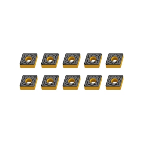 Jogo de Pastilhas Metal Duro Torneamento para Aço com 10 Peças CNMG1204 Raio 0,8mm WALTER-98704002-8f95-4592-93b8-7a45895f57b3