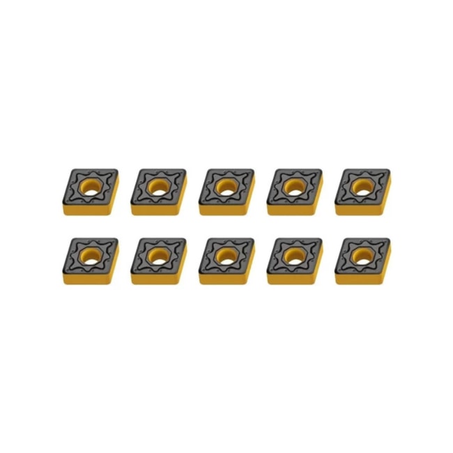 Jogo de Pastilhas Metal Duro Torneamento para Aço com 10 Peças CNMG1204 Raio 0,8mm WALTER-e30129b2-59d6-408b-ae82-f4e543d2a7c5