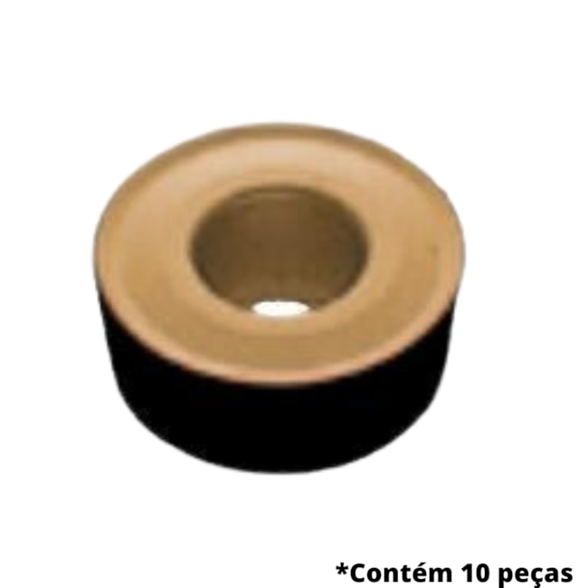 Jogo de Pastilhas Metal Duro Torneamento para Aço com 10 Peças RCMT0602 Raio 3,0mm WALTER-49521e4c-bb73-485e-bdeb-d2c8106da22f