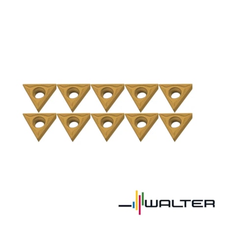 Jogo de Pastilhas Metal Duro Torneamento para Aço com 10 Peças TCMT16T3 Raio 1,2mm WALTER-43d2b5bd-4cd5-40cb-bb51-f4dfdc3192d7