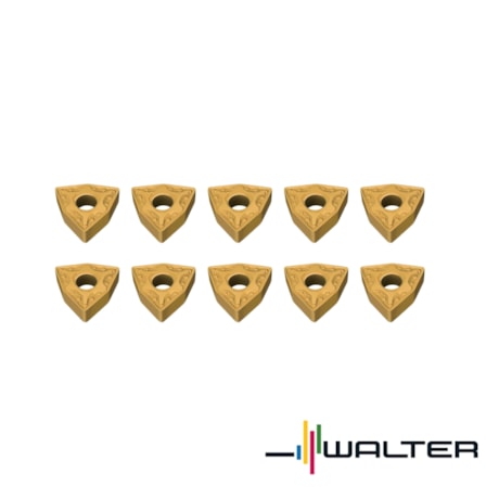 Jogo de Pastilhas Metal Duro Torneamento para Aço Raio com 10 Peças 0,8mm WNMG0804 WALTER-098d7978-1af0-48c0-9db1-61e8d066fe30