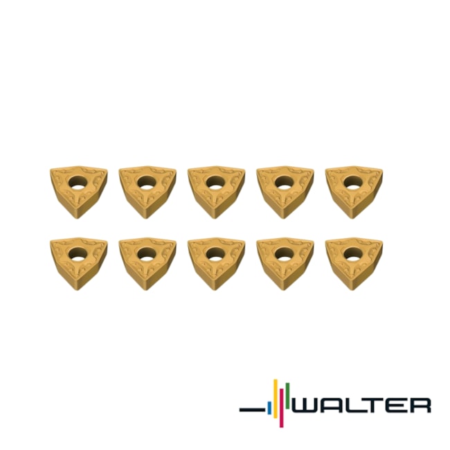 Jogo de Pastilhas Metal Duro Torneamento para Aço Raio com 10 Peças 0,8mm WNMG0804 WALTER-494304b9-a4af-4f7f-96aa-d1771bd95571