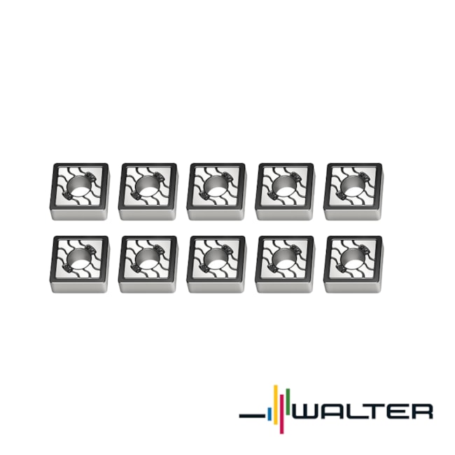 Jogo de Pastilhas Metal Duro Torneamento para Aço Raio com 10 Peças 1,6mm SNMA1506 WALTER-568df749-e7c9-4aae-8198-4619762cc818